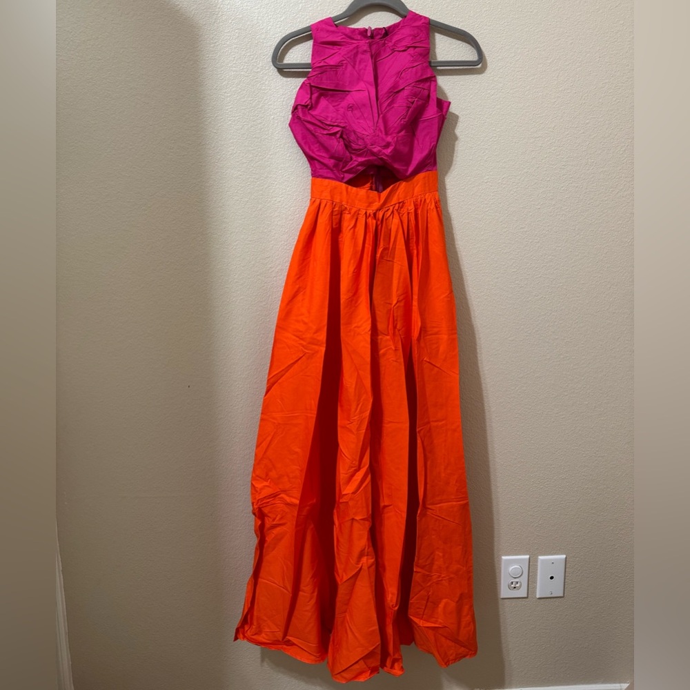 Forever Amelia Remi Maxi Pink & Orange Size 6 – New with Tags - Picture 3 of 8